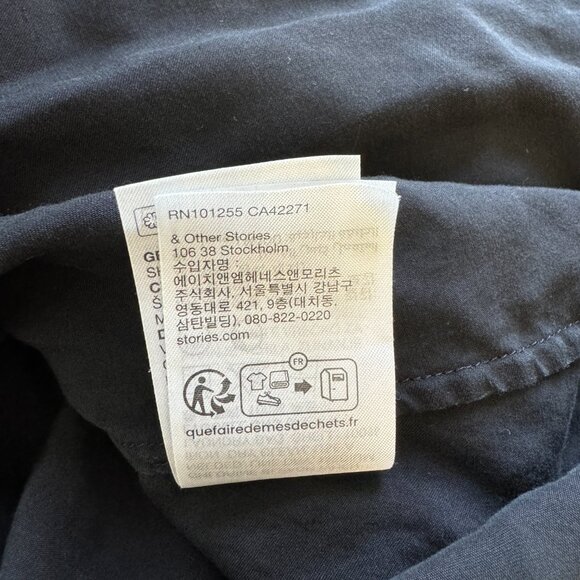 & Other Stories Tiered Hem Maxi Dress with Gathered Tie Neck and Keyhole Back - Picture 11 of 11